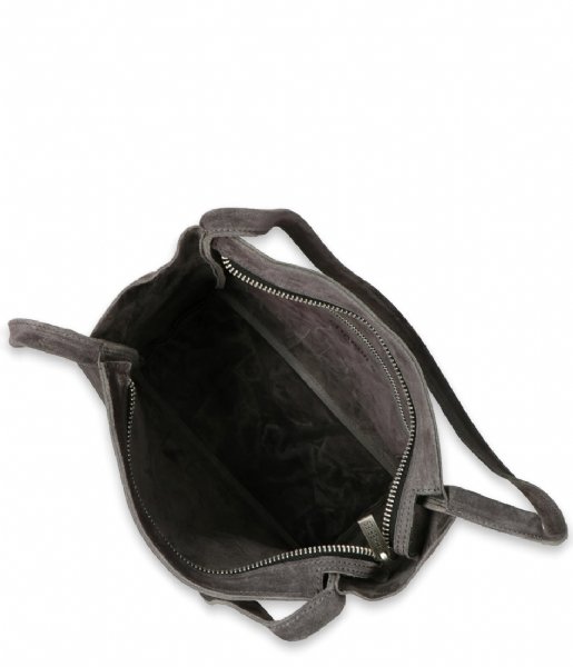 Shabbies Shoulder bag Shoulderbag Waxed Suede Grey (9000)